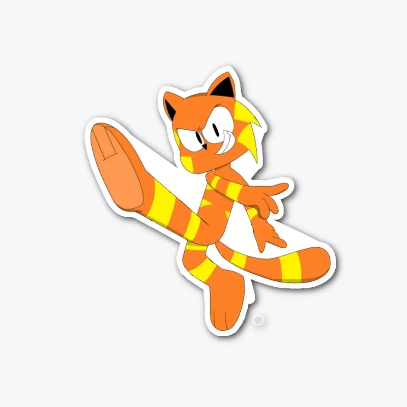 Beam Fighter-Pose Sticker